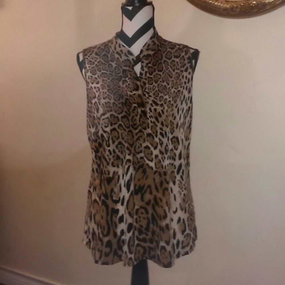 cheetah print top